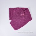 Customized knitted hat and scarf set for women